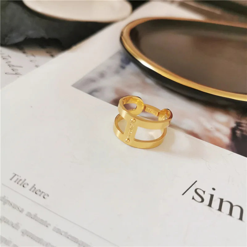 Personality 18K Gold Ring