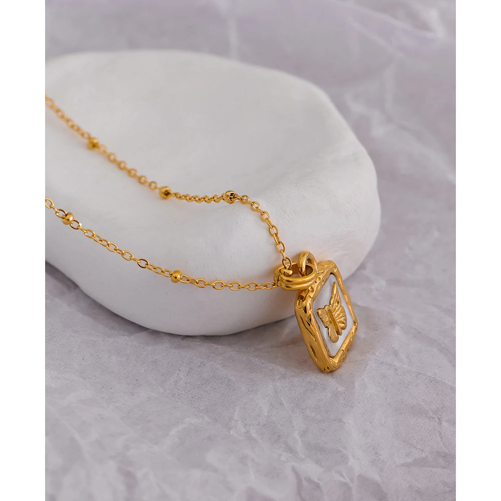 Stainless Steel Golden Stylish Jewelry Gift for Women