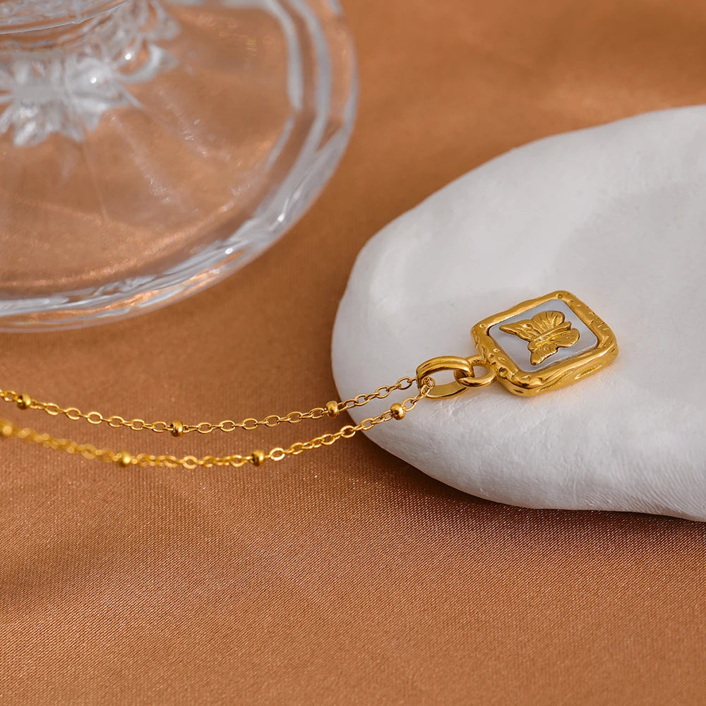 Stainless Steel Golden Stylish Jewelry Gift for Women