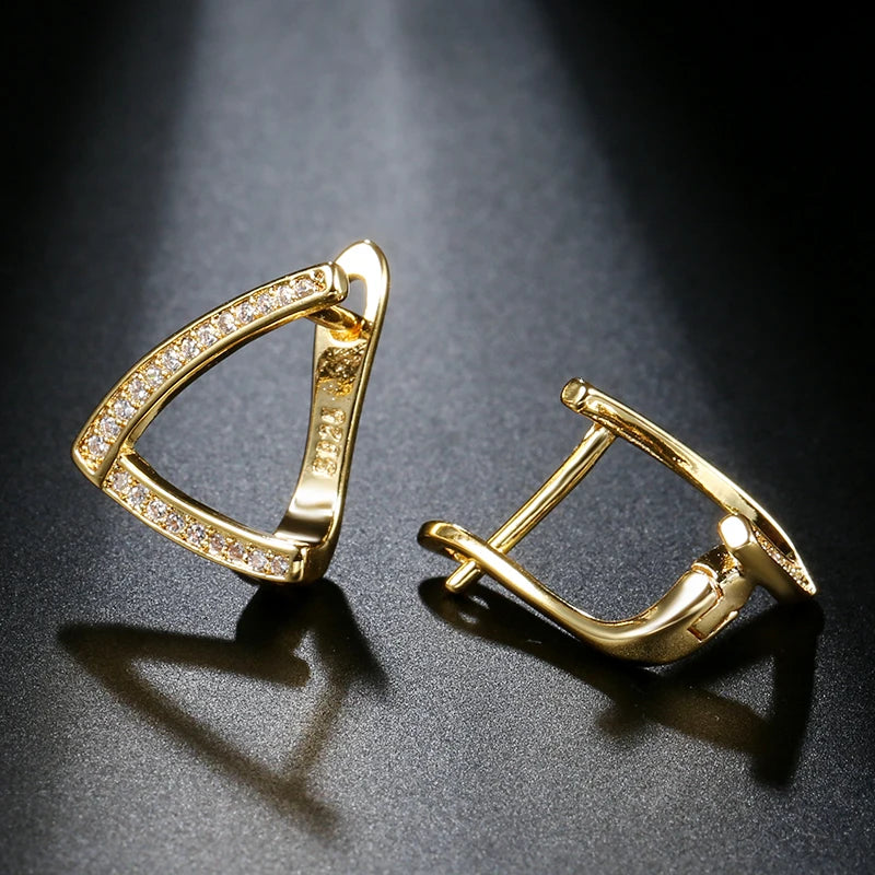 Irregular Geometric Elegant Stud Earrings