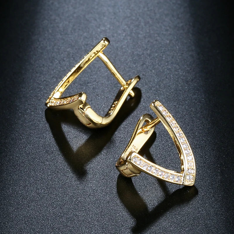 Irregular Geometric Elegant Stud Earrings