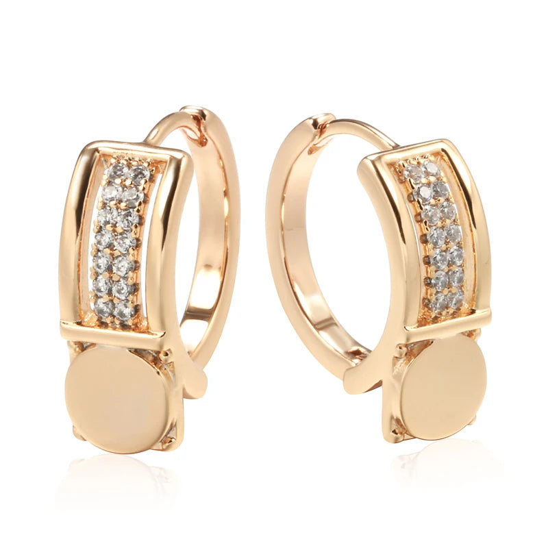 Gold Plated Hoop Earrings - Major Flare Jewellery Gift for Her