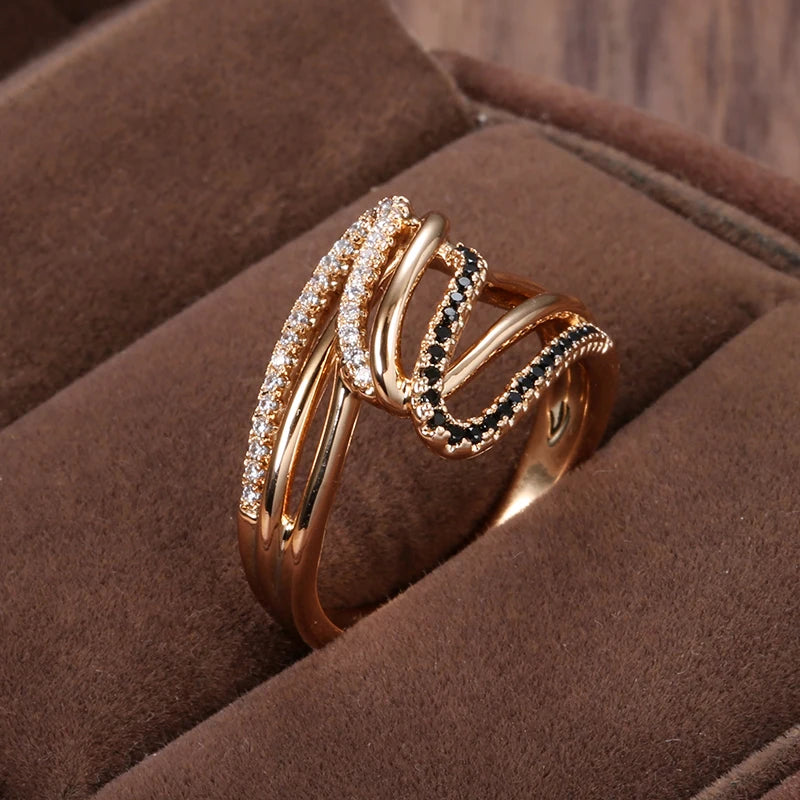 Major Flare Sophisticated Rose Gold Plated Ring - The Perfect Style and Quality Jewellery