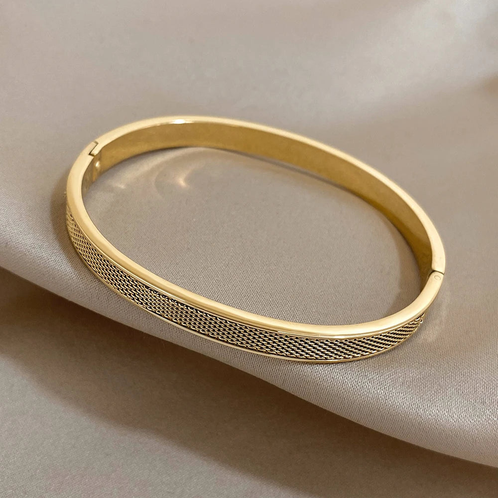 18K Gold Plate Bangle Bracelet For Every Occasion