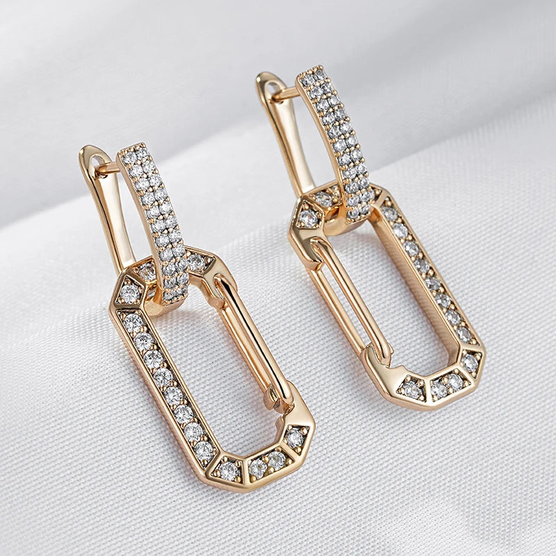 Gold Plated Drop Earrings