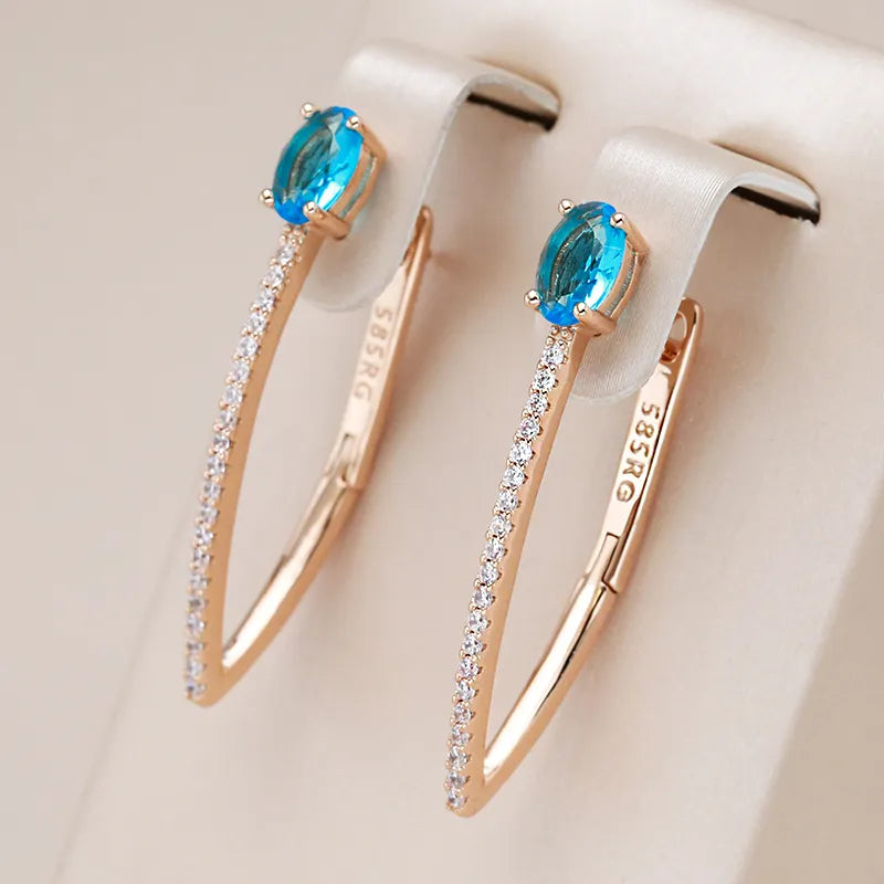 Attractive Gold Plated Drop Earrings