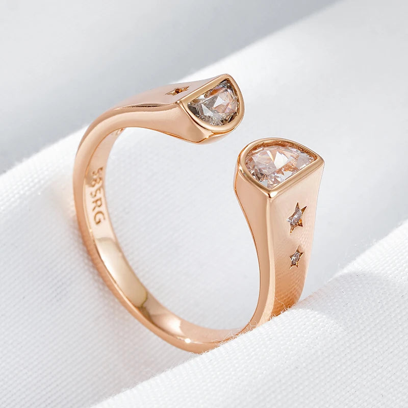 New Major Flare Classic Rose Gold Ring