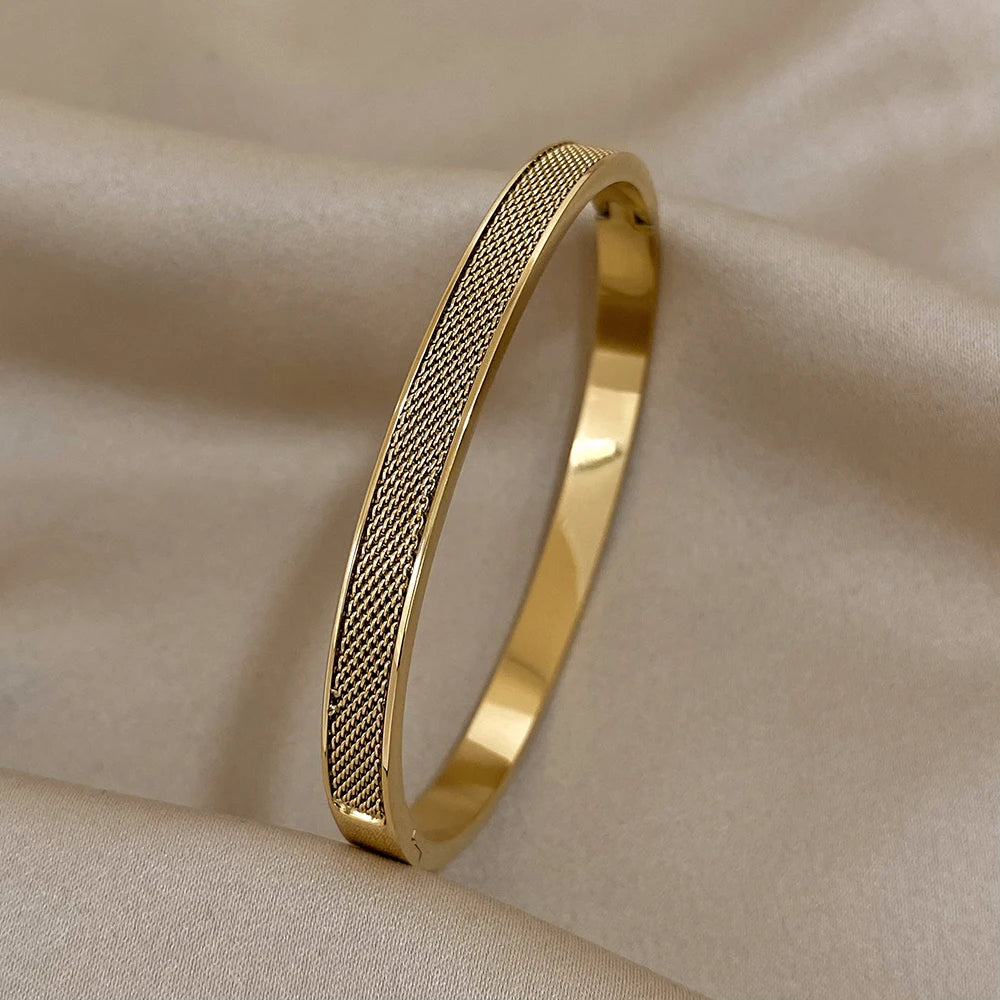 18K Gold Plate Bangle Bracelet For Every Occasion