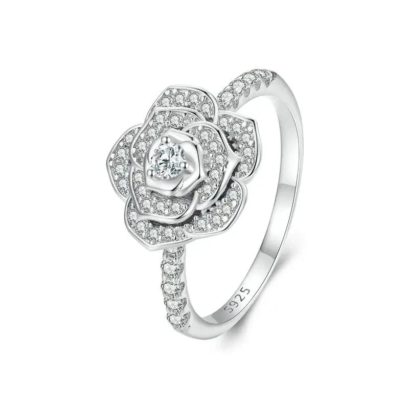 Major Flare Rose Ring - Stunning Sterling Silver Ring