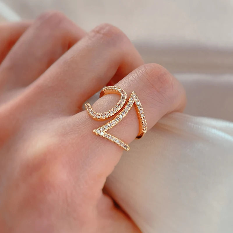 Major Flare Party Ring - Rose Gold Plated