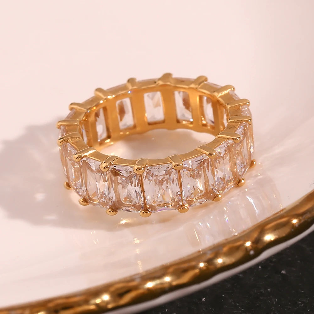 Major Flare Hollywood 18K Gold Plated Ring