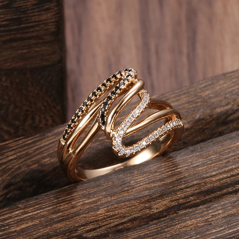 Major Flare Sophisticated Rose Gold Plated Ring - The Perfect Style and Quality Jewellery