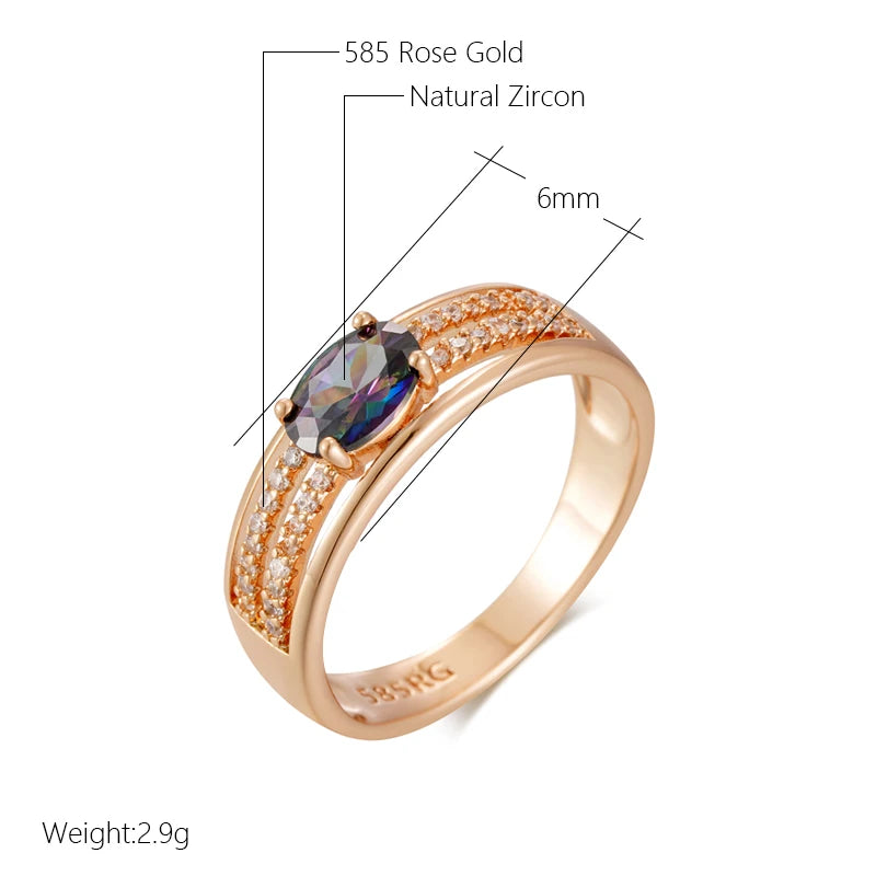 Major Flare Gold Sparkling Ring for Everyday Glam