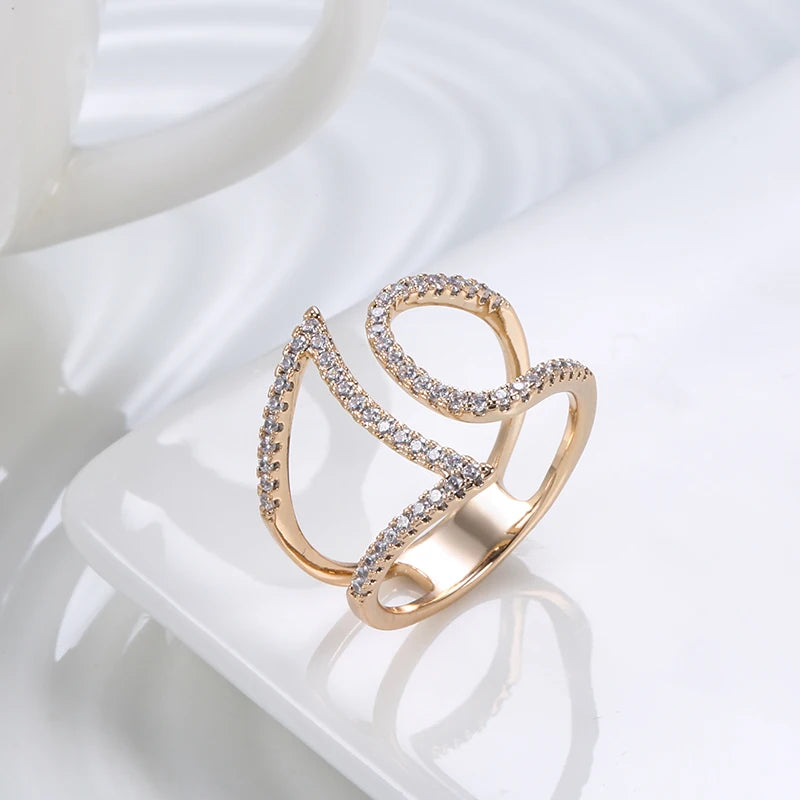 Major Flare Party Ring - Rose Gold Plated