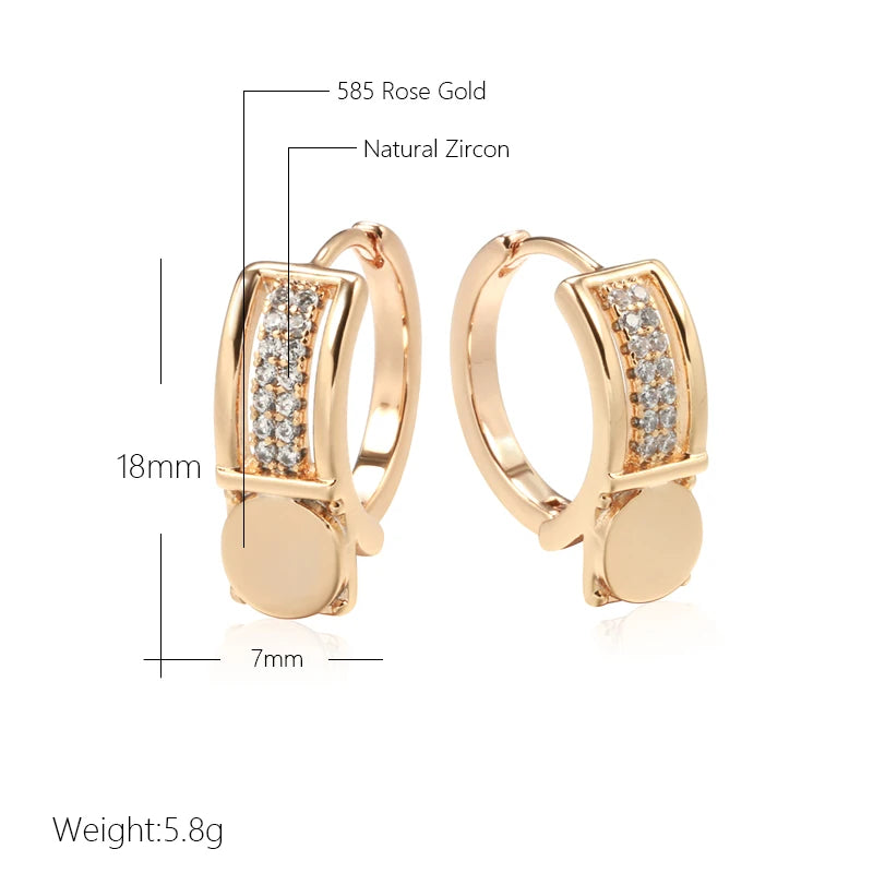 Gold Plated Hoop Earrings - Major Flare Jewellery Gift for Her