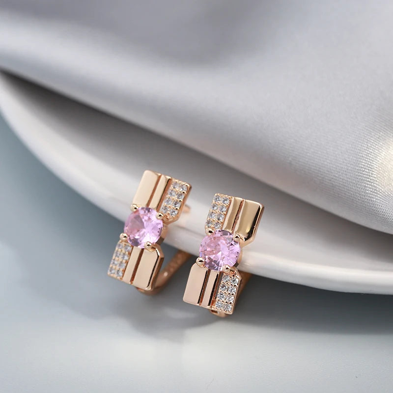 London Style Gold Plated Stud Earrings